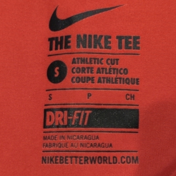 Nike Dri-Fit Red Short Sleeve Crew Neck Legend Training Tee Size Small - Picture 5 of 6